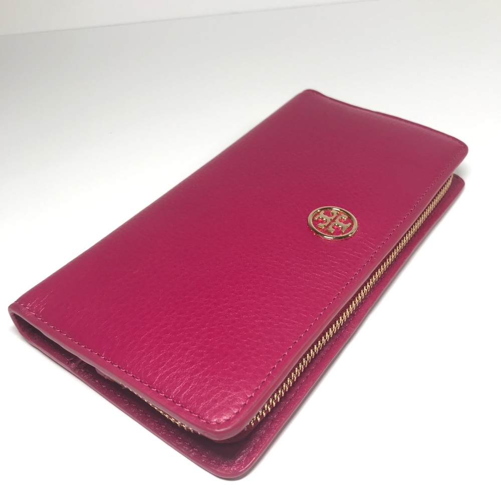 Tory Burch Landon Hidden Zip Continental Wallet